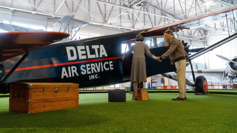 USA - Atlanta - Vor hundert Jahren brauchte man ganz viel Vertrauen in Mann und Maschine.