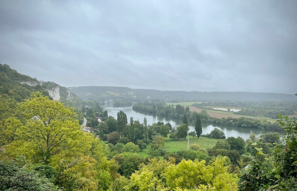 Frankreich - Giverny - Blick ins Seine-Tal