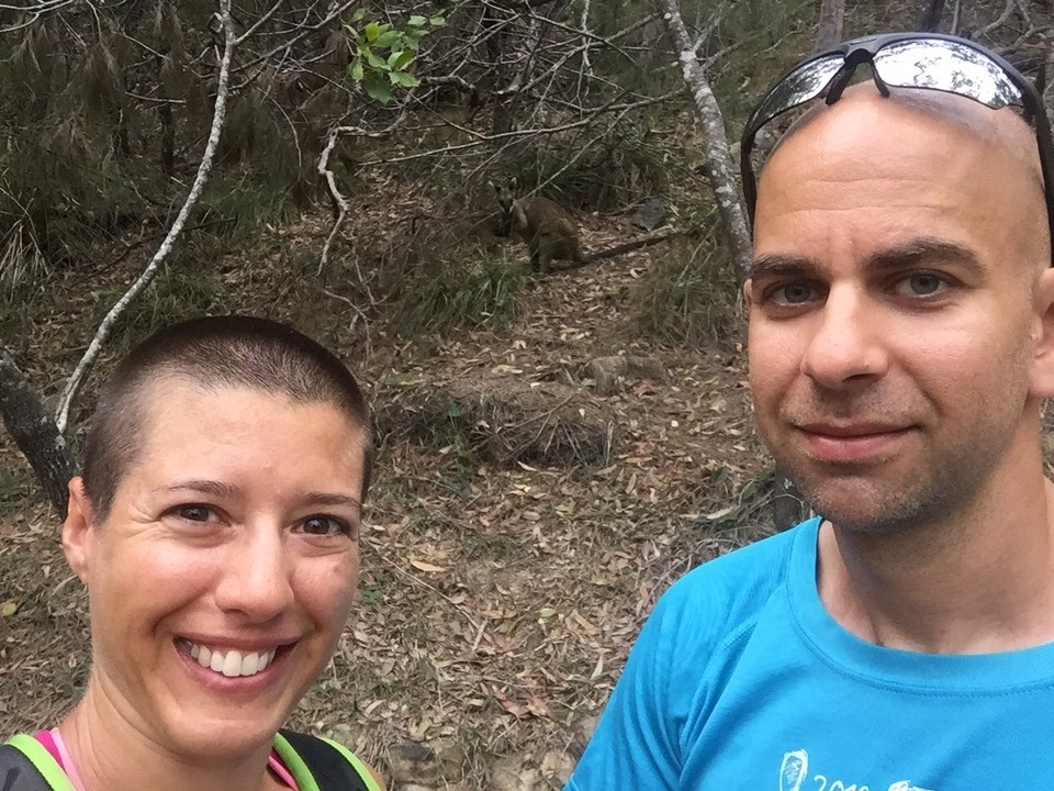 Australia - Mount Coolum - Szelfi hármasban :)