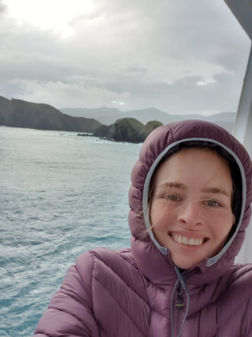Neuseeland - Kaikoura - Happy Toni auf der Fähre:D