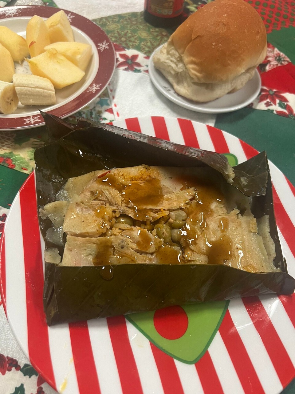 Costa Rica - San José - D‘Sonia het vo eme Bekannte ganz vill Tamales becho & jetzt git‘s das fast jede Tag zum z‘morge. Das ish definitiv mis absolute lieblings Esse vo da