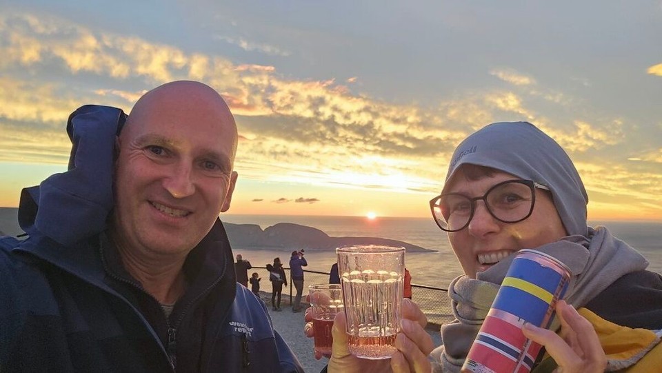 Norwegen - Skarsvåg - Darauf stoßen wir an!