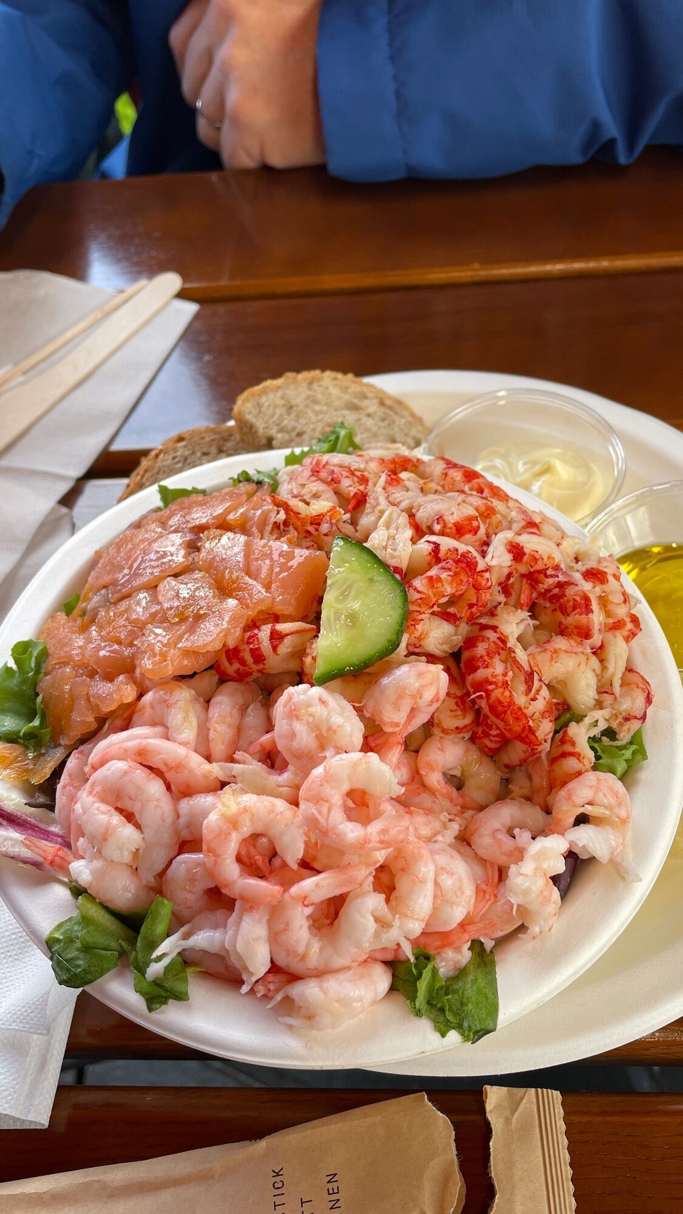 Norwegen - Bergen - hmmm... lecker Salat 