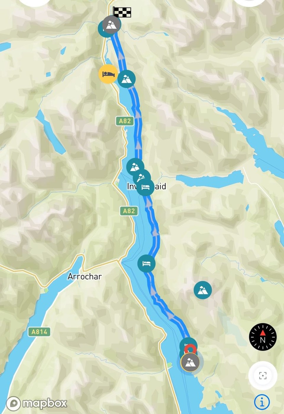 Vereinigtes Königreich - Glasgow - Die 3. Etappe… Gut 23 km, moderates Höhenprofil …. Schauen wir mal! 