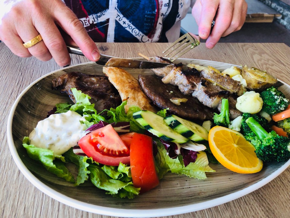 Kroatien - Vrsar - Heute mal Fleischplatte