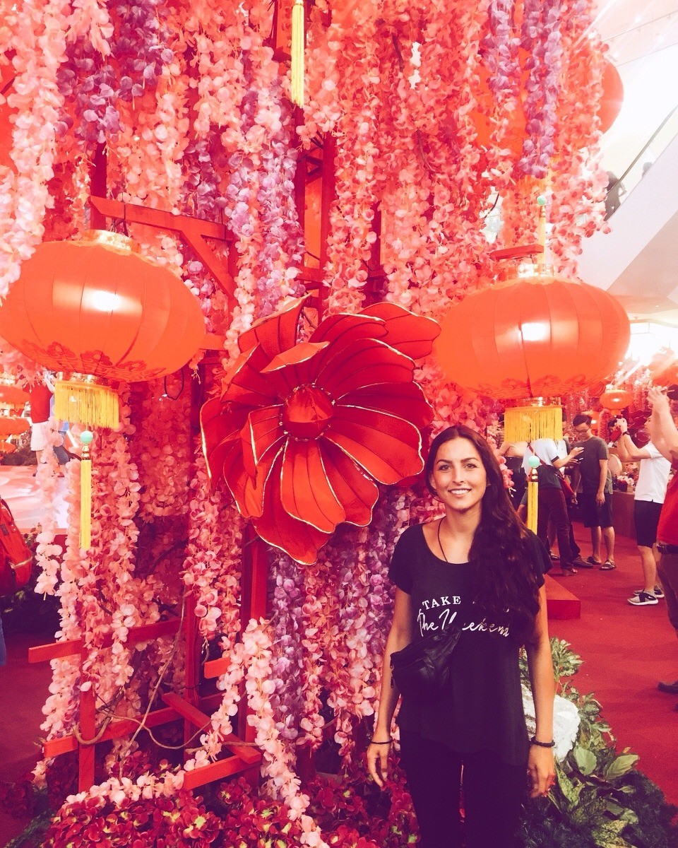 Malaysia - Kuala Lumpur - Foto mit der Deko 😆
