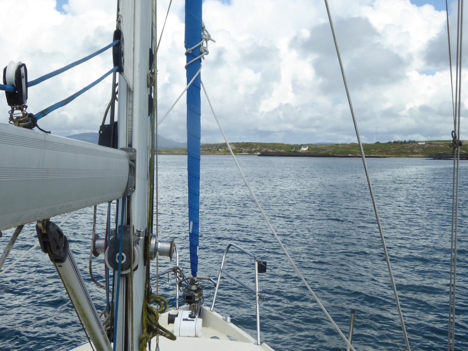 Ireland -  - It was a lovely meander through the little islets. Without charts, we could see you could easily be led astray, especially diverting up the River Ilen, but we just enjoyed the views.