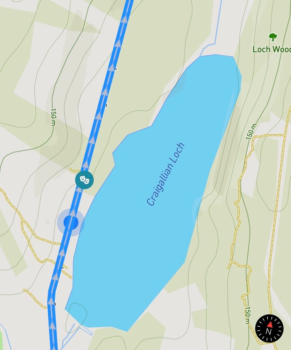 Vereinigtes Königreich - Glasgow - Das erste „Loch“ auf unserem Weg. Sehr ruhig!