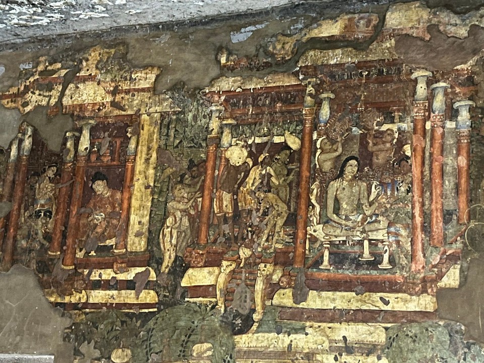 Indien - Ajanta - Wandmalereien 