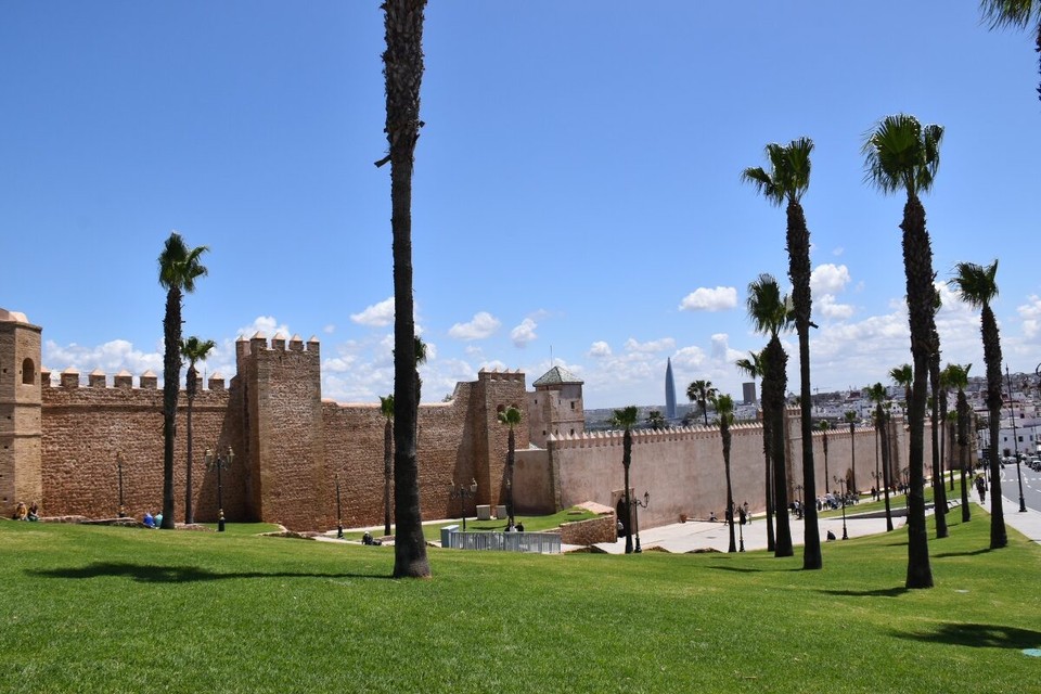 Marokko - Rabat - Rabat, Marokkos Hauptstadt, liegt an den Ufern des Bouregreg und des Atlantischen Ozeans.
Kasbah des Oudaïas. Die königliche Festung aus der Berber-Ära.