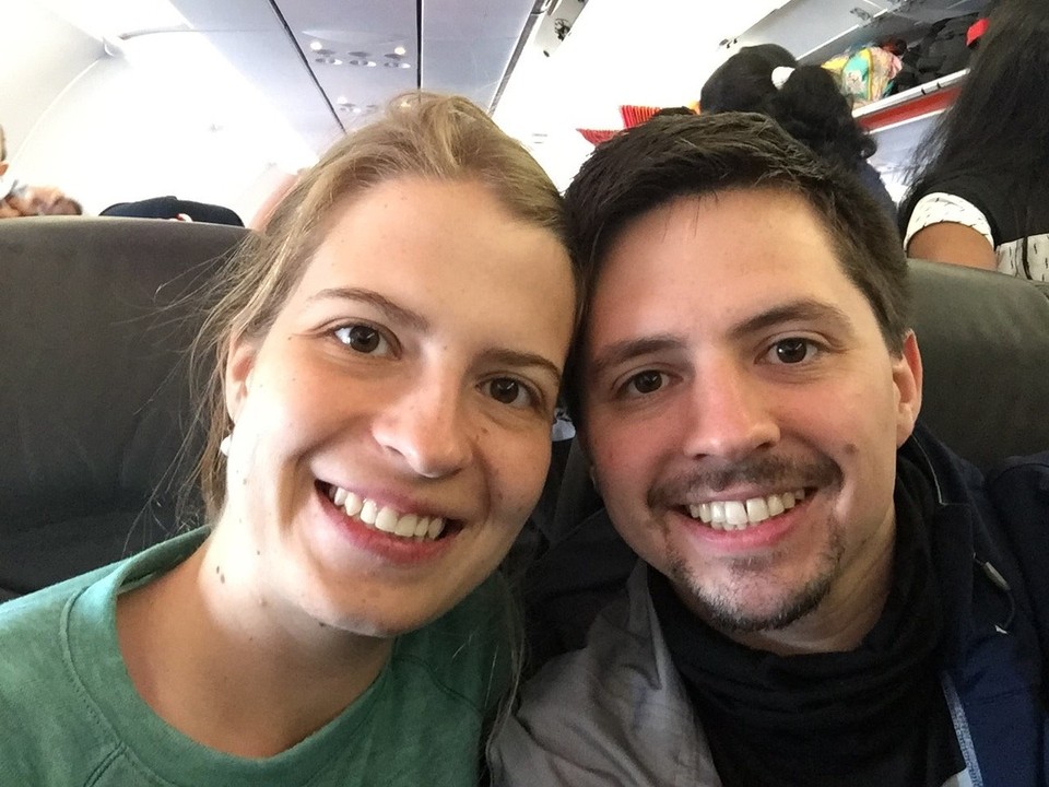 Neuseeland - Karekare - Im Flugzeug nach Auckland