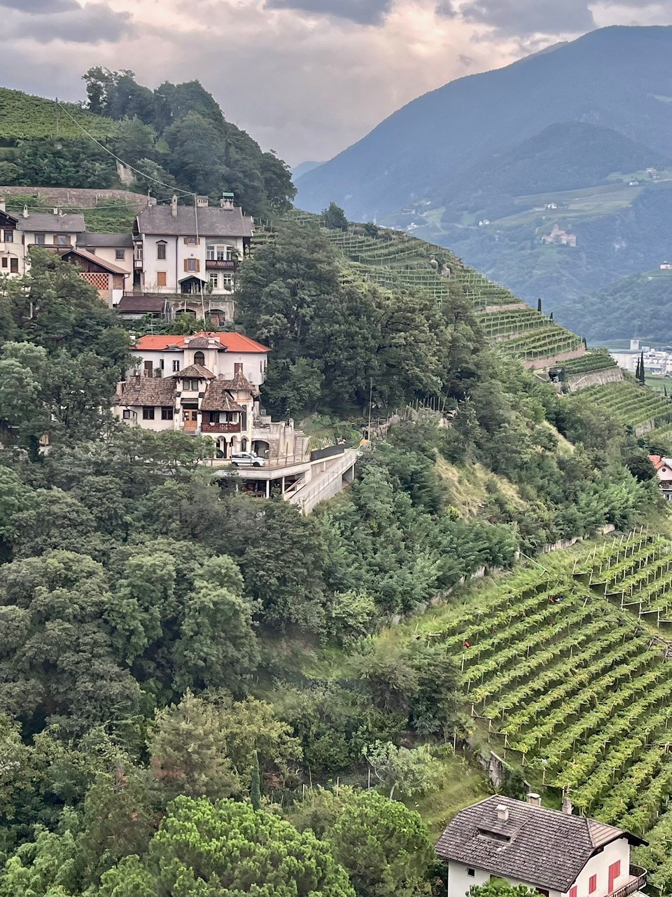 Italien - Ritten -  Lick von der Seilbahn