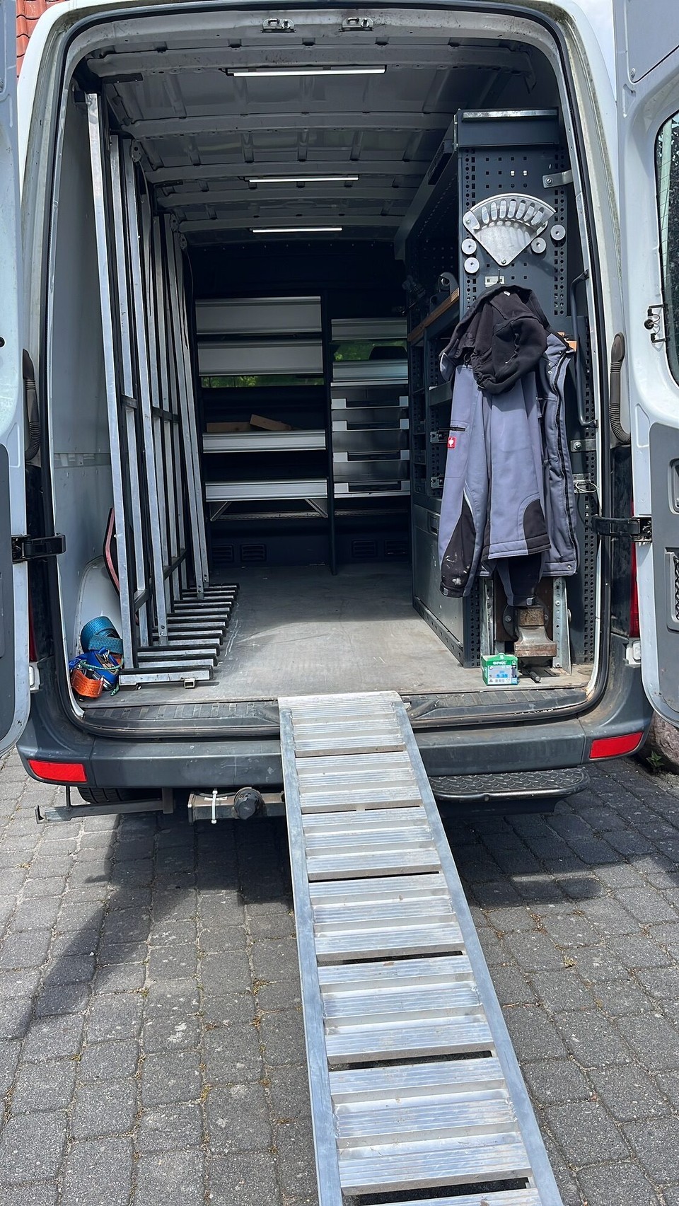 Deutschland - Föhr - Vorbereitung läuft. Platz für das Motorrad 👍