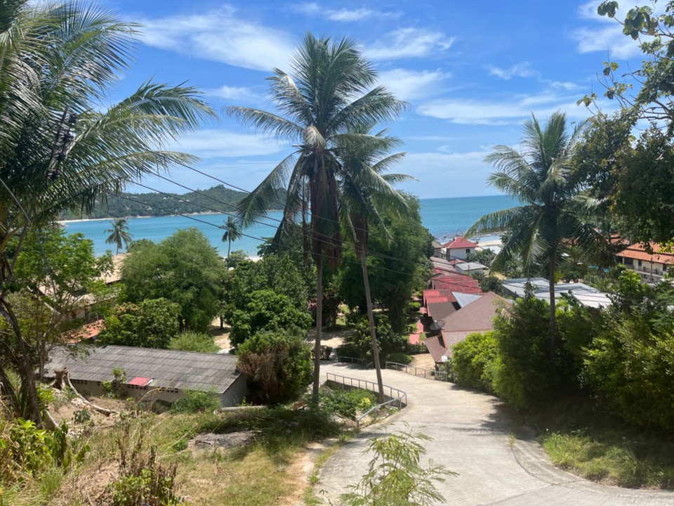 Thailand - Ko Pha-ngan - View von der Hauptstrasse