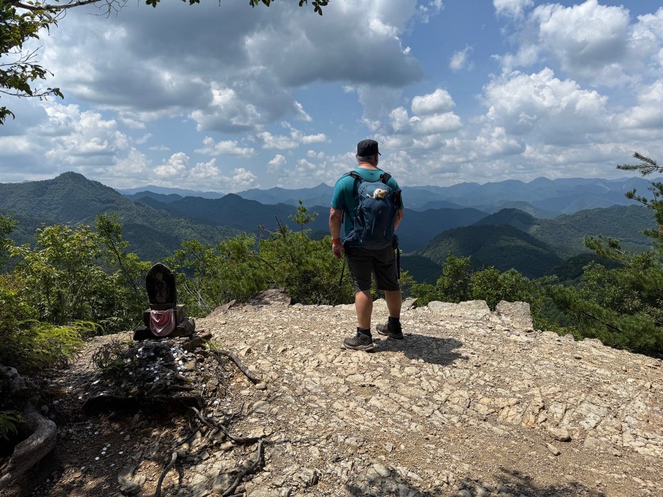 Japan - Shingu - Tolle Aussicht auf 3600 Berggipfel des Komano