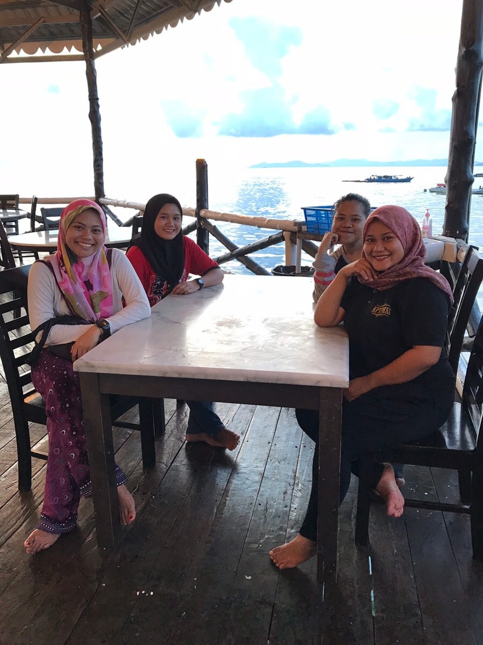 Malaysia - Semporna - Some of the Billabong Scuba Staff