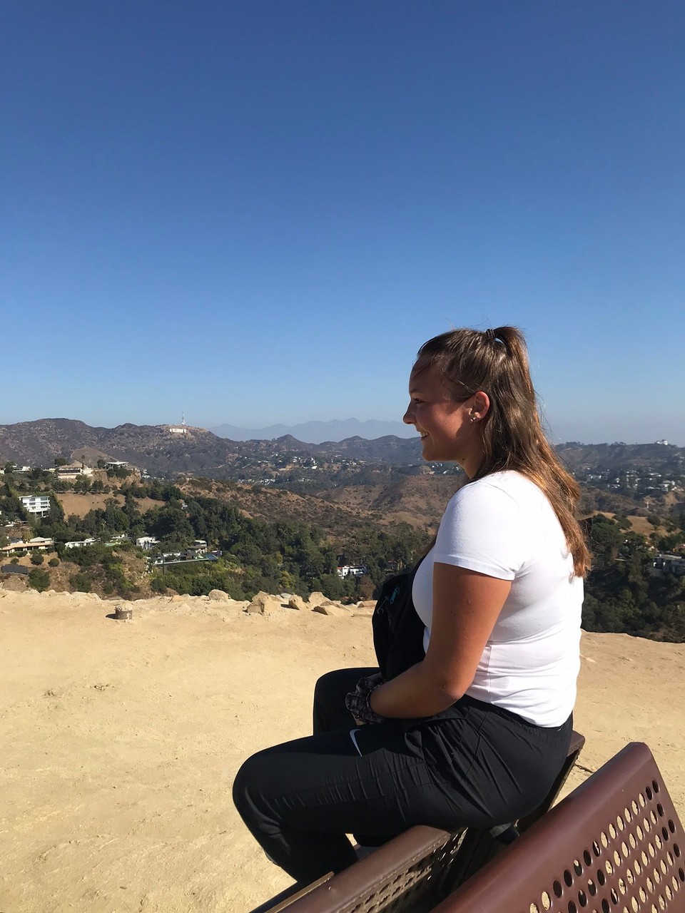 Vereinigte Staaten - Los Angeles - Im Hintergrund der Hollywood Schriftzug