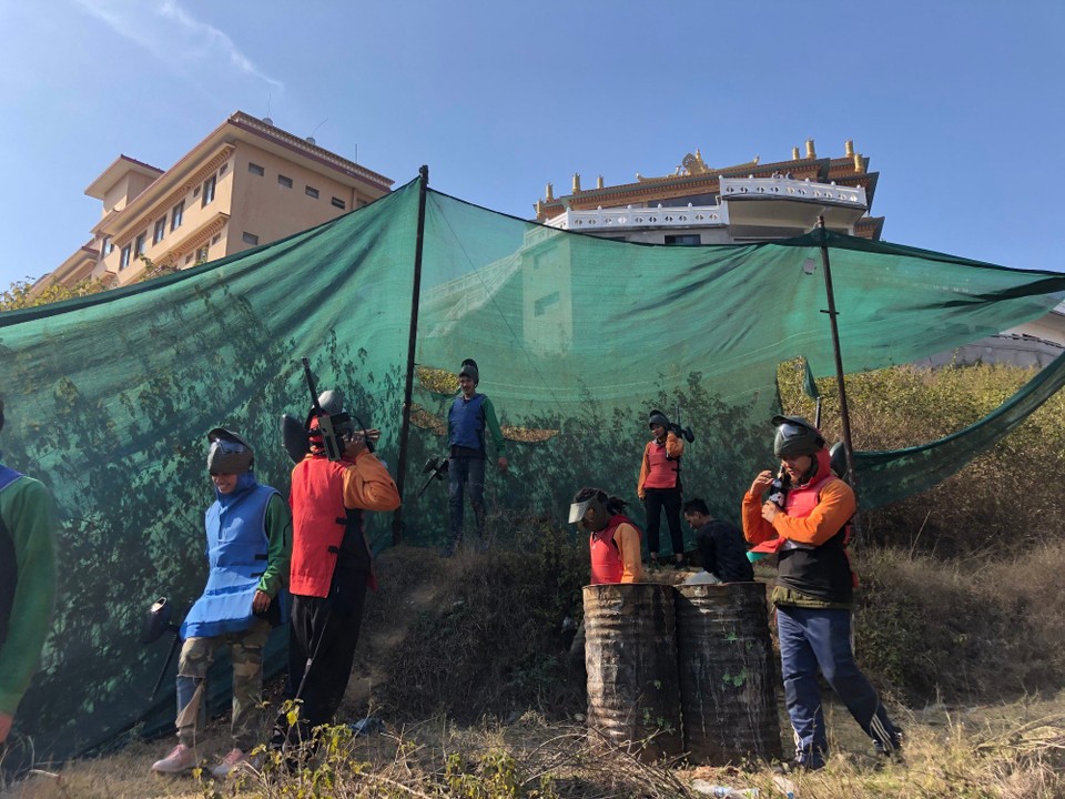 Nepal - Kathmandu - Paintball Action