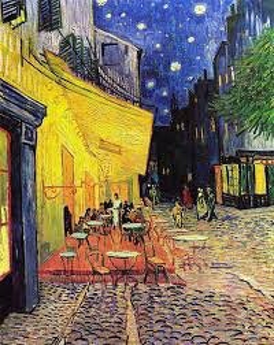 Frankreich - Cabriès - Cafe am Abend, Vincent Van Gogh, das Kunstwerk 