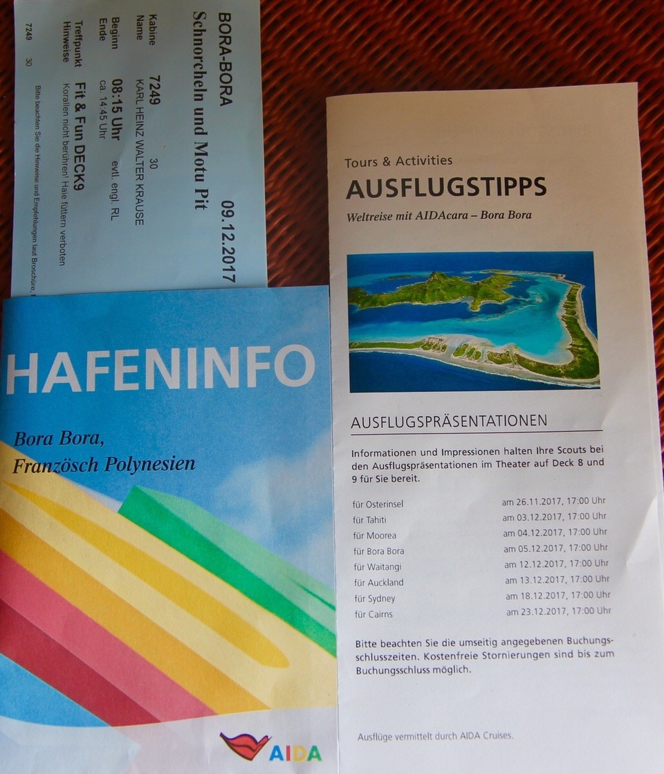 Französisch-Polynesien - Bora-Bora - Super AUSFLUG Bora-Bora Schnorchel mit Rochen,Haien und Grillen auf einsamer Insel