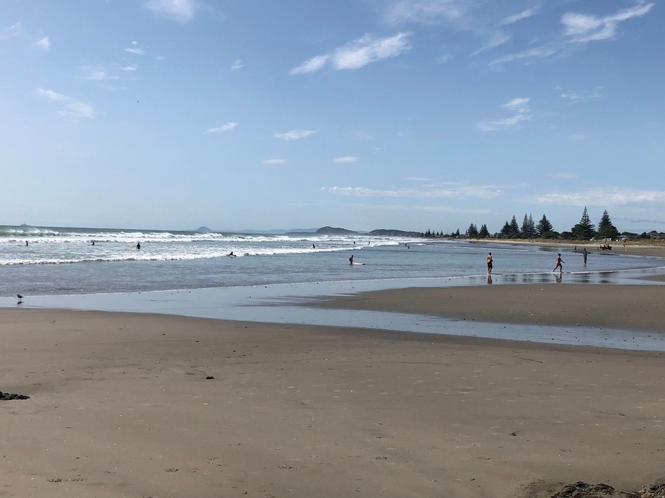 Neuseeland - Waihi Beach - Strand bei Ebbe
