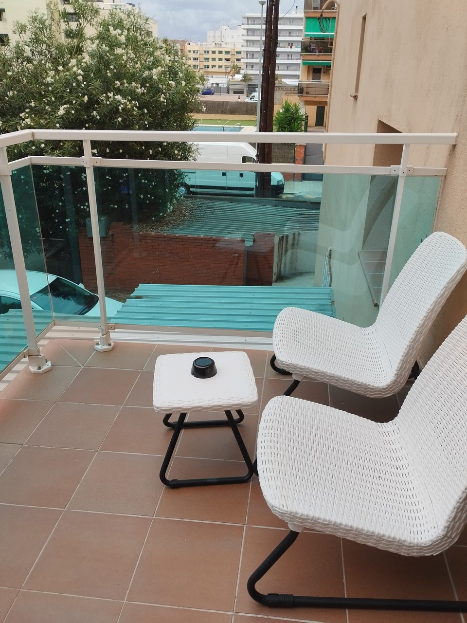 Spanien - Malgrat de Mar - Unser Balkon heute leider kein Meerblick 😔