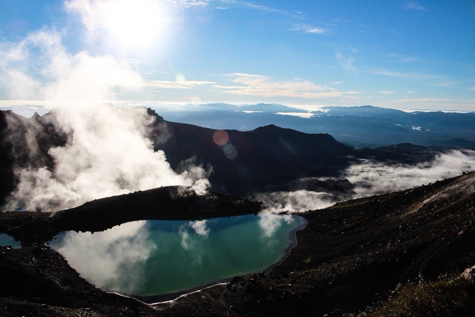 Neuseeland -  - Emerald Lakes ...
