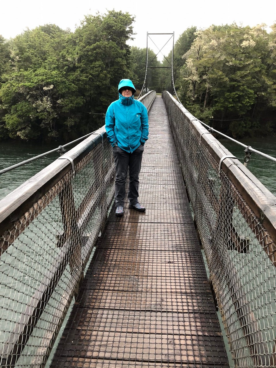 Neuseeland - Te Anau - Kurzer Stopp an der Rainbow Reach. Dieser Fluss ist als Fluss Anduin zu Beginn des Herr der Ringe Film „Die Gefährten“ zu sehen. 