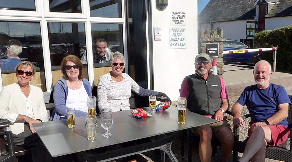 Ireland - Kinsale - It looks as though we have another ‘silent follower’ behind us! 