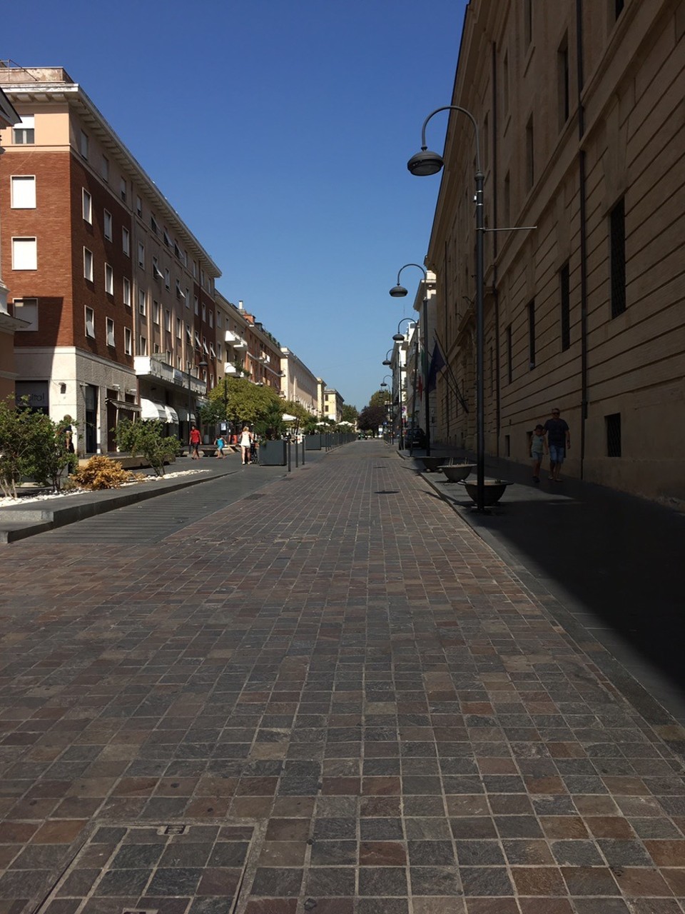 Italien - Civitavecchia - Das Stadtzentrum von Chivitavecchia 