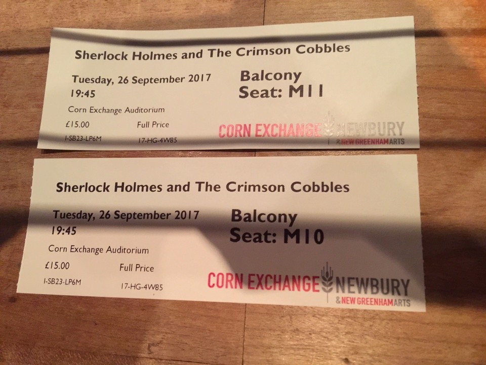  - United Kingdom, Reading - Sherlock Holmes and the Crimson Cobbles, Corn Exchange Auditorium, Newbury