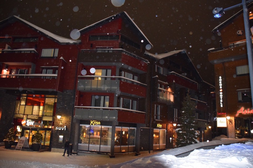 Finnland - Sirkka - Unser Hotel von außen 