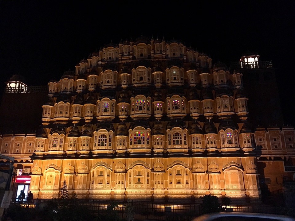 Indien - Jaipur - Hawa Mahal 