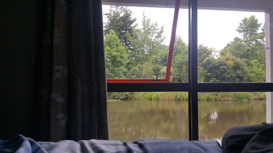 Neuseeland - Hamilton - Mein Blick aus dem Fenster im Schlafzimmer.