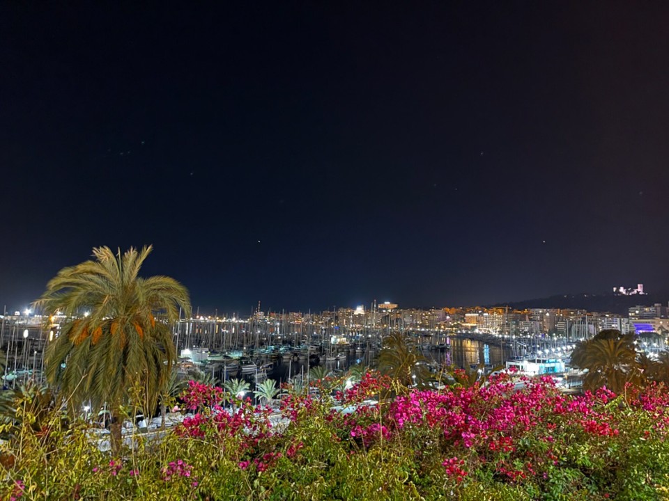 Spanien - S’Arenal - Palmas Hafen bei Nacht