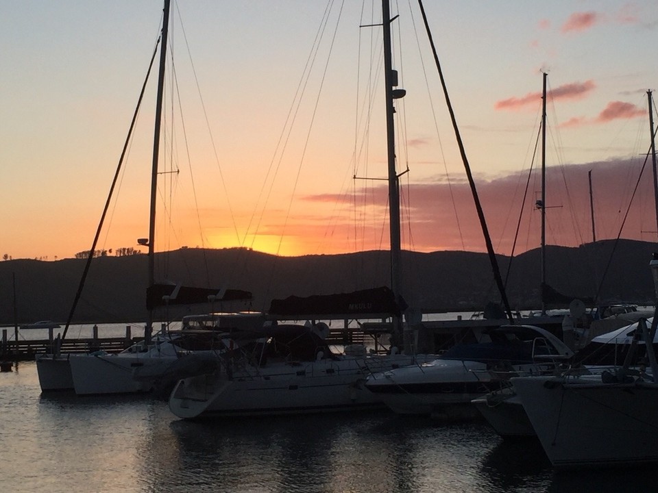 Südafrika - Knysna - Sonnenuntergang Waterfront Knysna