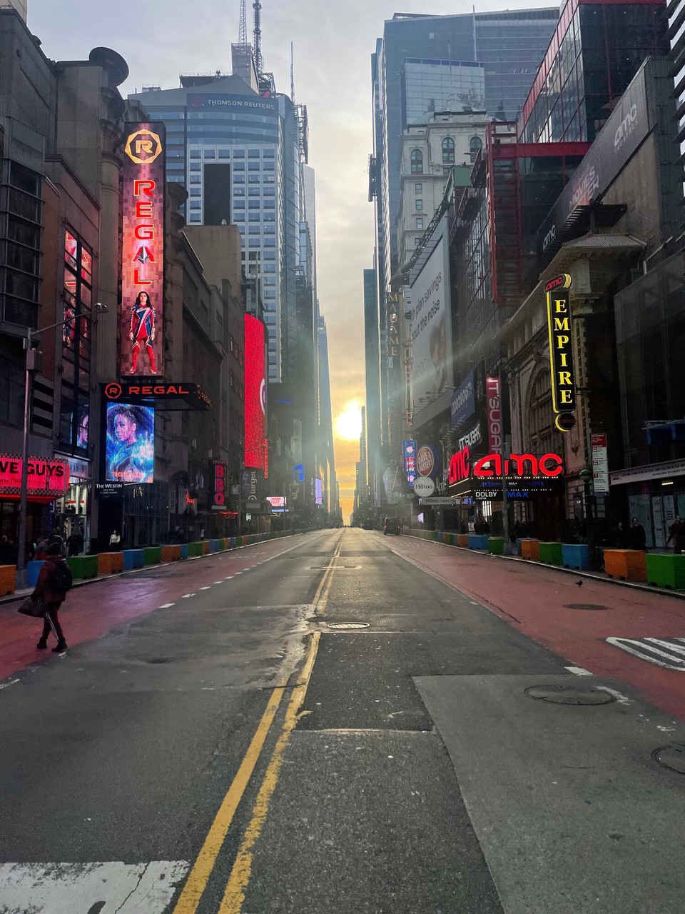 United States - Boston - City um 7 Uhr morgens 