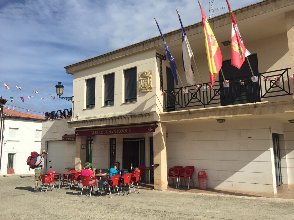 Spain - San Juan de Ortega - Villambistia, our breakfast stop