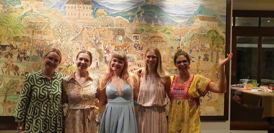 Thailand - Chiang Mai - Christina, Benita, Anja, ich und Anne 