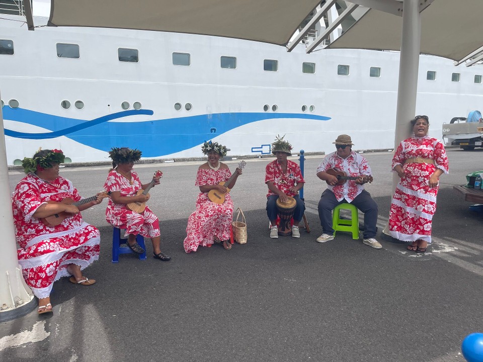 Französisch-Polynesien - Papeete - Empfang auf Tahiti