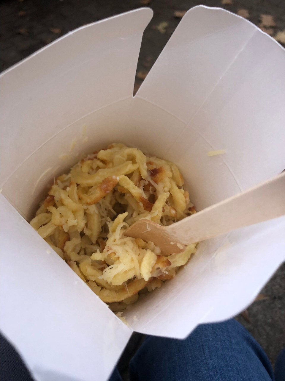 Frankreich - Lyon - Käsespätzle auf französische Art