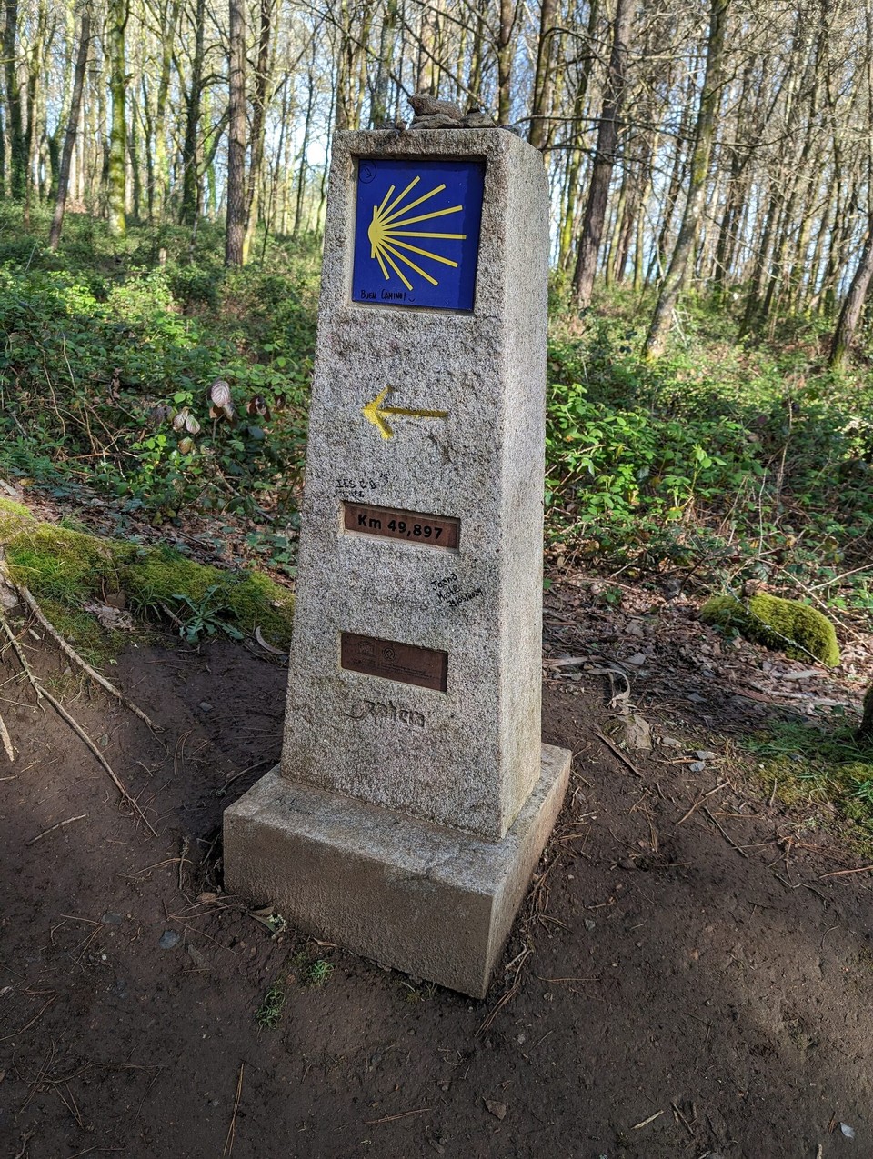 Spanien - Arzúa - Von hier sind es nur noch 50 Km nach Santiago.