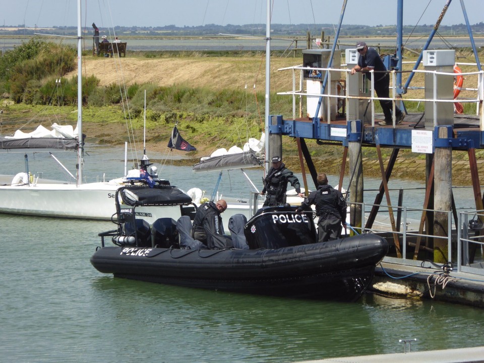 United Kingdom - Southminster - End of shift refuelling and cleaning.