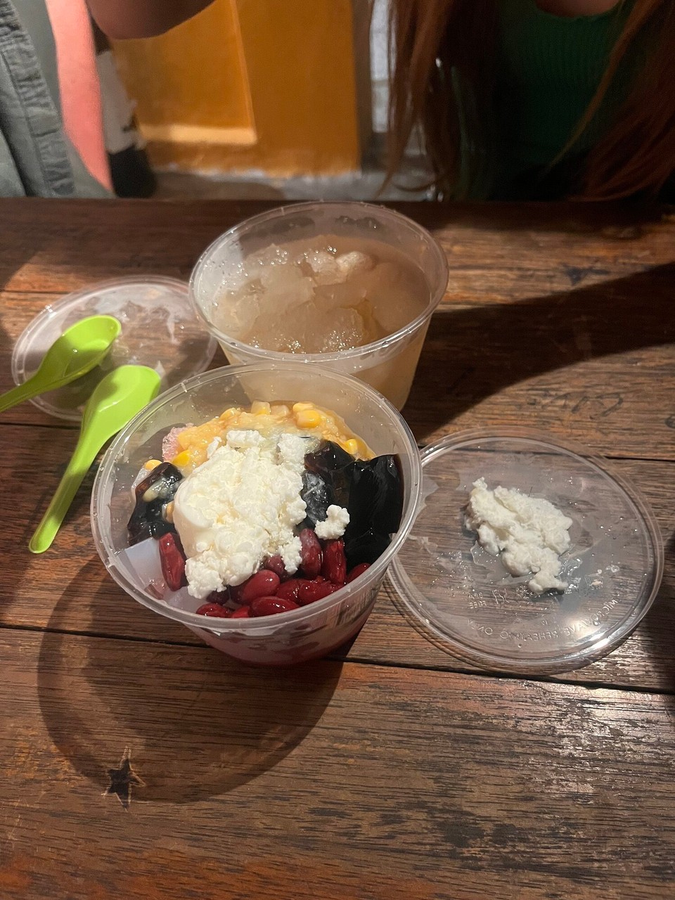 Malaysia - Georgetown - Trying funky desserts 