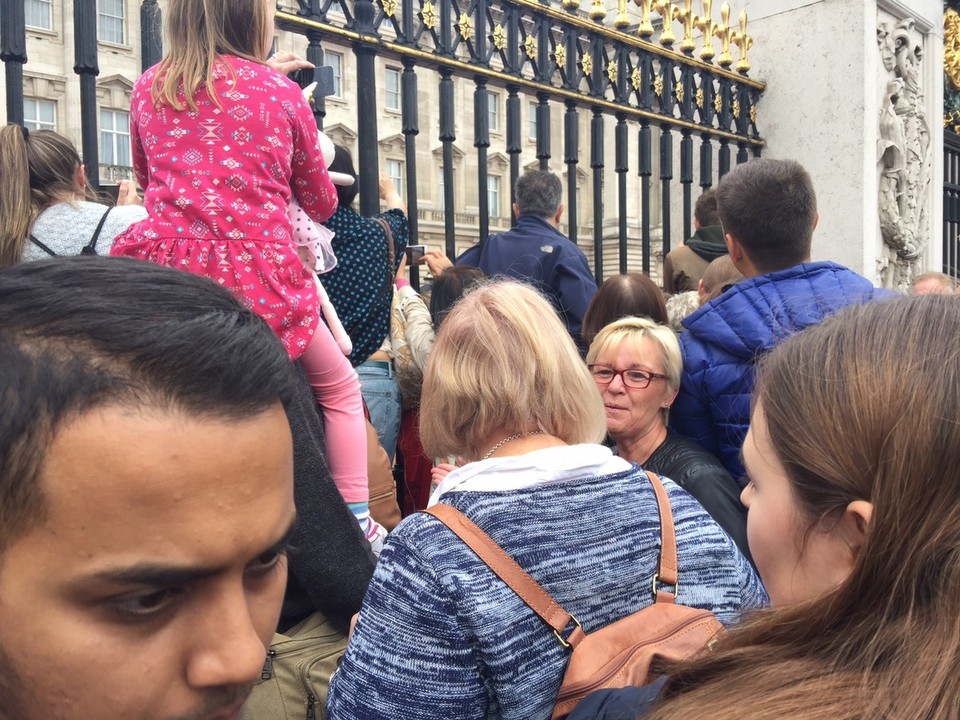  - United Kingdom, London - Watching the changing of the guards at Buckingham Palace, St James Park. Fabulous to see!!!!