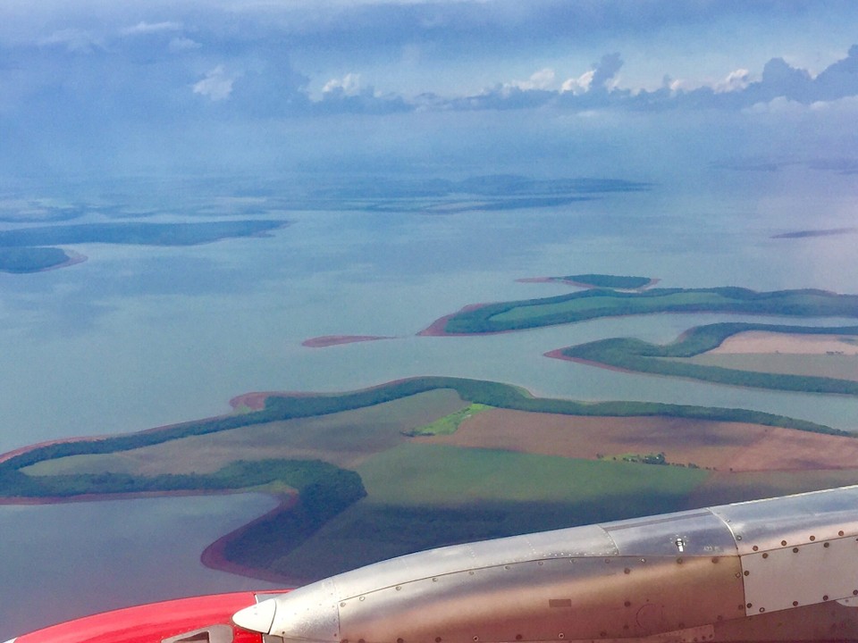 Brasilien - Foz do Iguaçu - Anflug auf Iguassu 