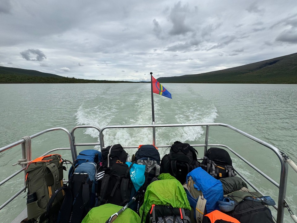 Schweden - Kiruna - Großes Boot