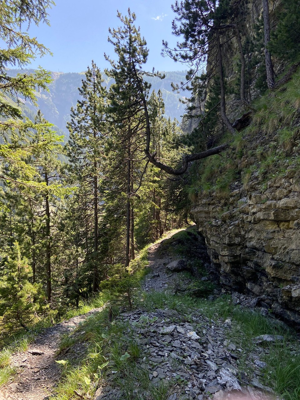 Schweiz - Anzère - Wanderung an der Bisse d‘Anzère