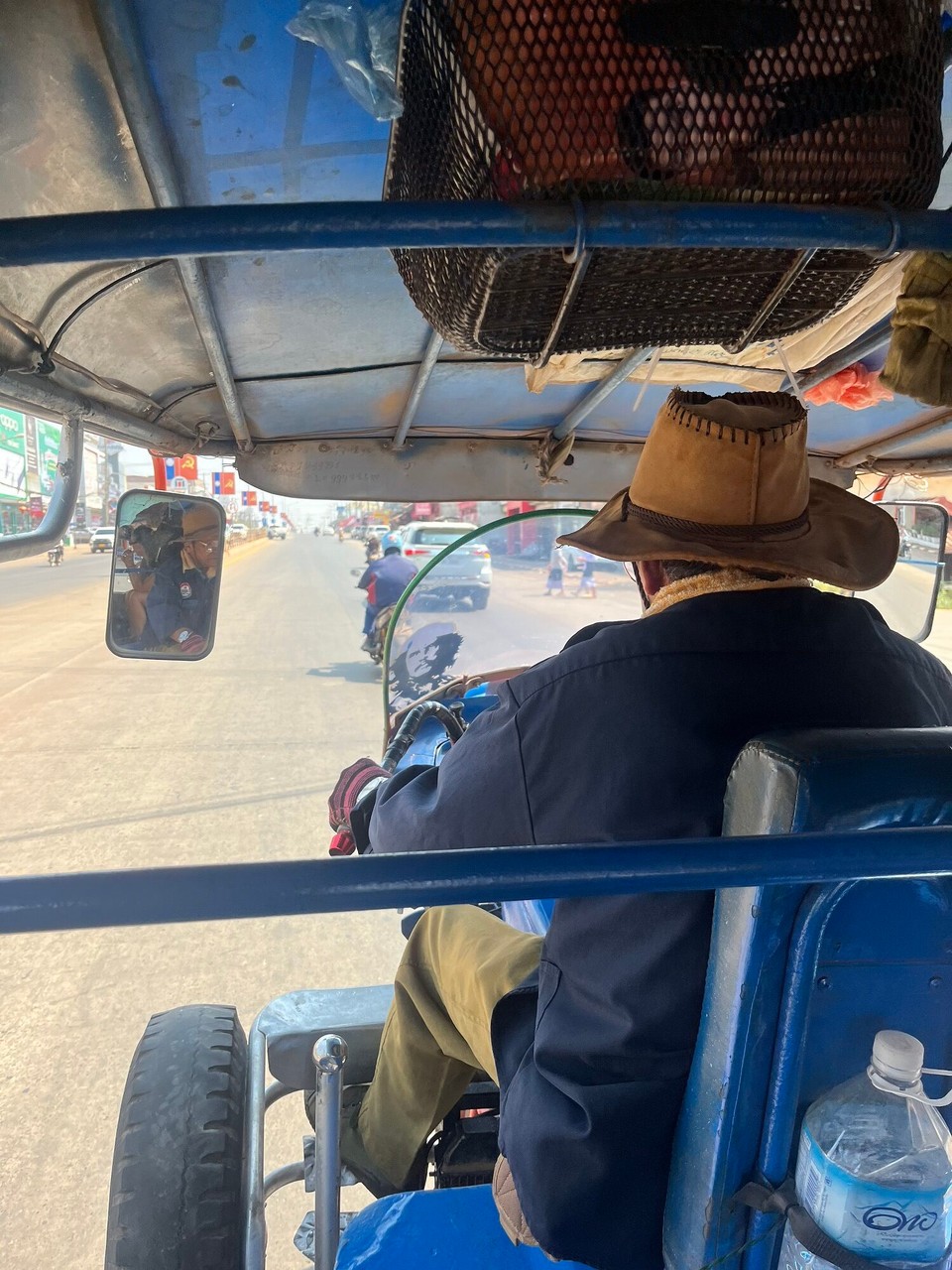 Laos - Pakse - First day in Pakse! We arrived at 6am and everyone was really tired. Me, Louis and Ryan went for brekkie and then woke the rest up when we got back. Had showers and then got tuk tuks straight to the waterfalls for a full day of tours. Our tuk tuk driver was so cute but so slow at driving 😂
