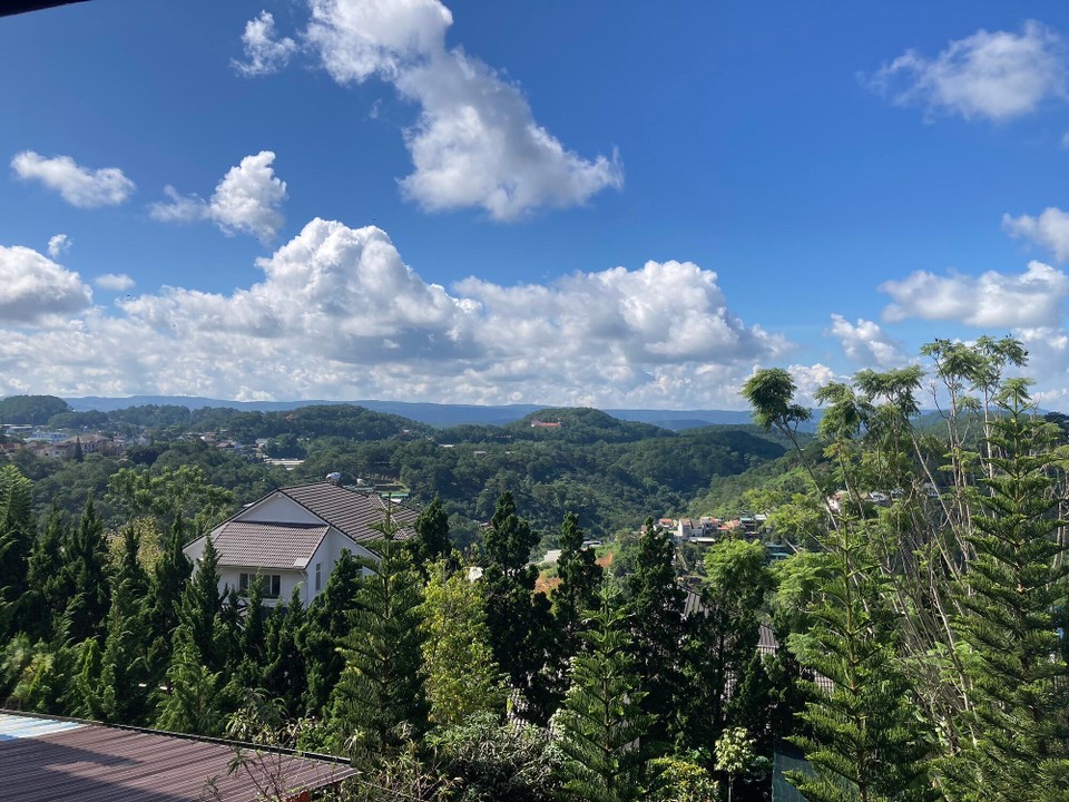 Vietnam - Da Lat - Frühstücksausblick 🥳